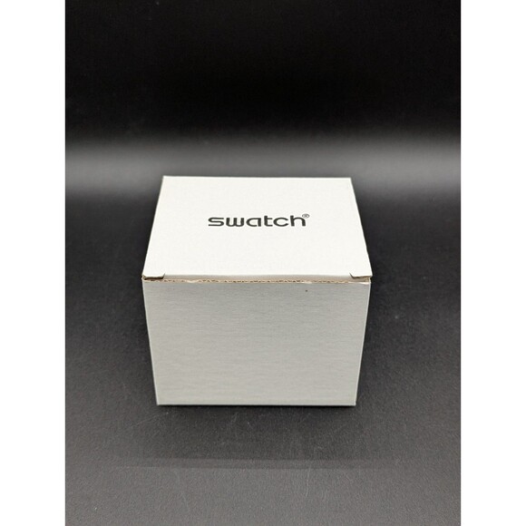 Swatch Black Enamel and Ceramic Mug Swag Gift New In Box - Picture 2 of 9